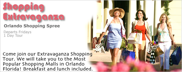 Orlando Shopping Tour for the best shopping in Orlando Florida US.